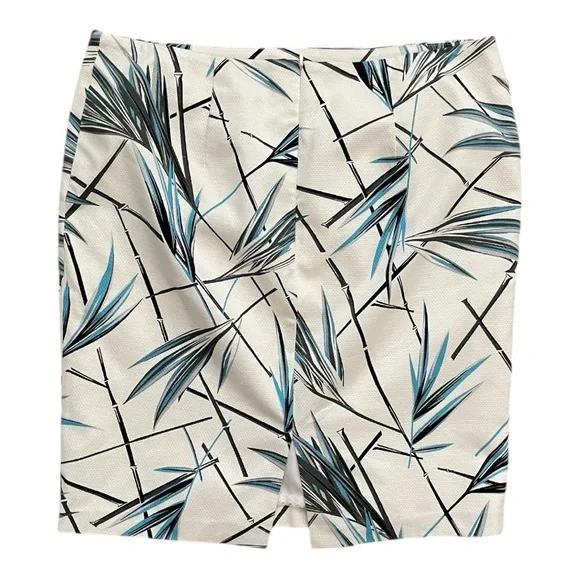 WHITE HOUSE BLACK MARKET Women Pencil Skirt Leaf size 10 career business mature - Picture 3 of 5